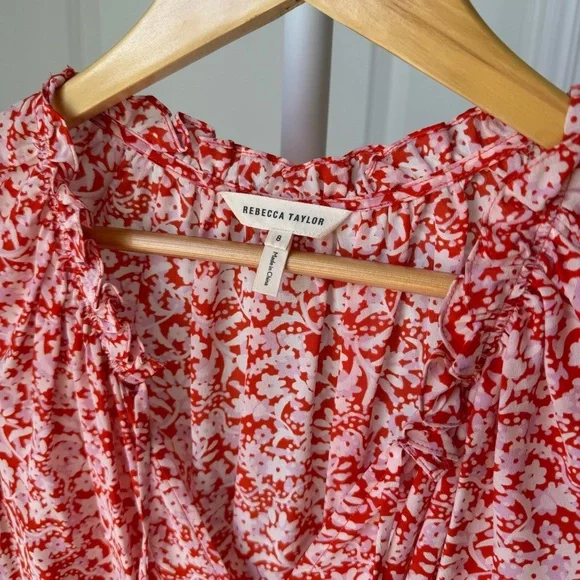 Rebecca Taylor Sleeveless Provence Block Dress - Picture 8 of 9